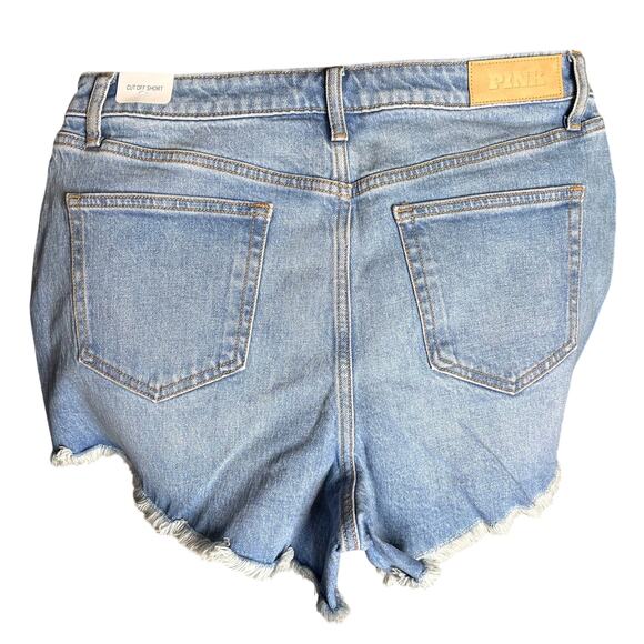 Denim by PINK High-Rise Jean Shorts Light Wash - Picture 3 of 6